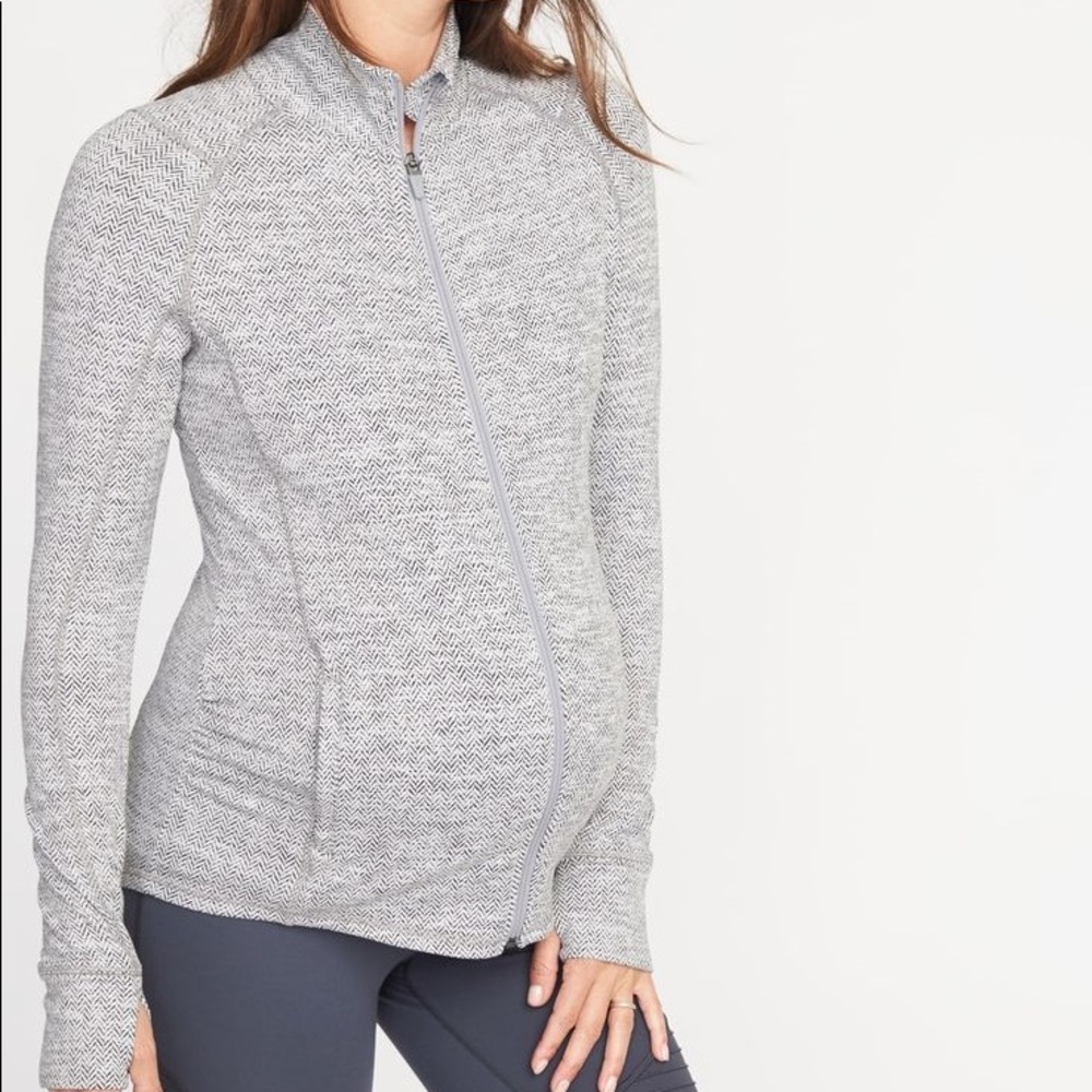Maternity zip up jacket size M